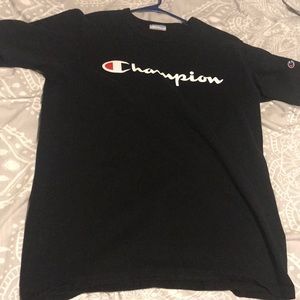 XL champion black shirt